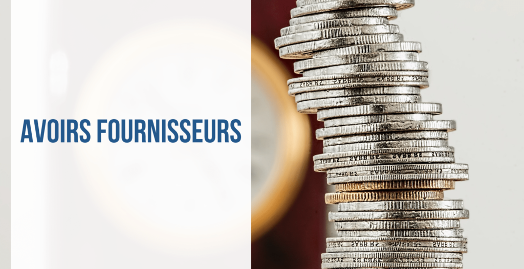 avoir fournisseur - 1