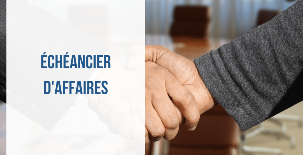 Echéancier affaires - 1