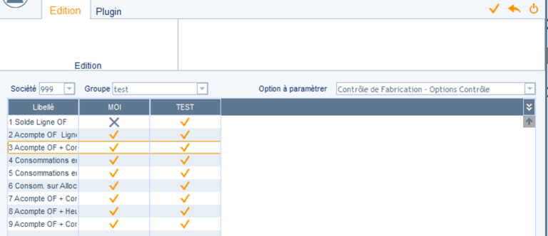 Interdire une option de contrôle de fabrication à un utilisateur 2