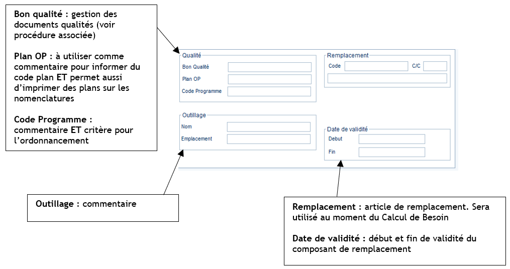 Saisie de nomenclature 4