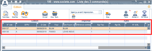Gestion des contremarques 10