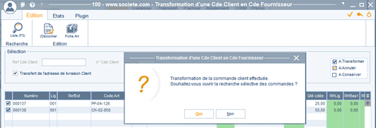 Gestion des contremarques 9